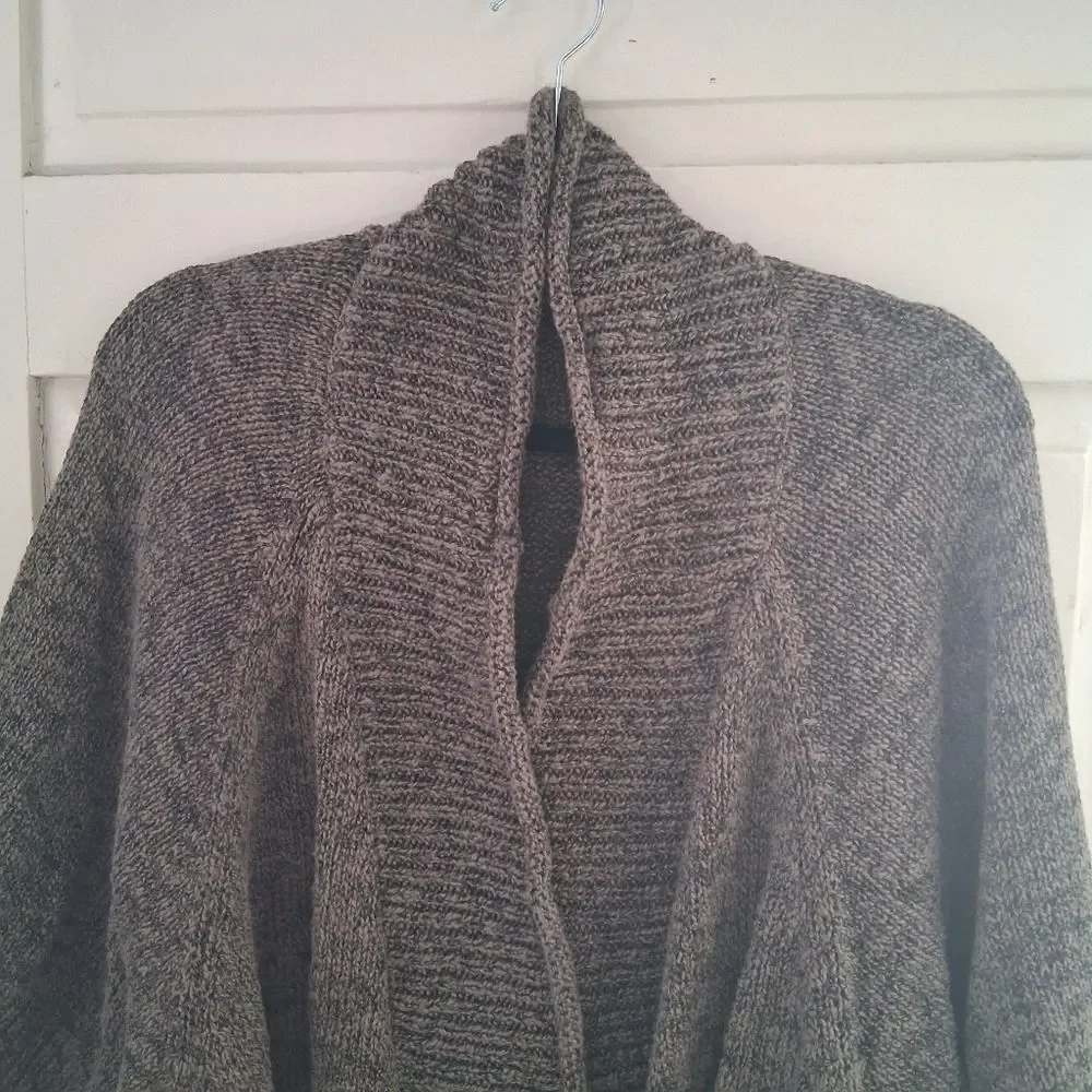 Soft Surroundings Chiang Mai Crossover Wrap Cardigan Sweater Cape Poncho Sz S/M - Picture 3 of 13